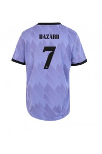 Fotbalové Dres Real Madrid Eden Hazard #7 Dámské Venkovní Oblečení 2022-23 Krátký Rukáv